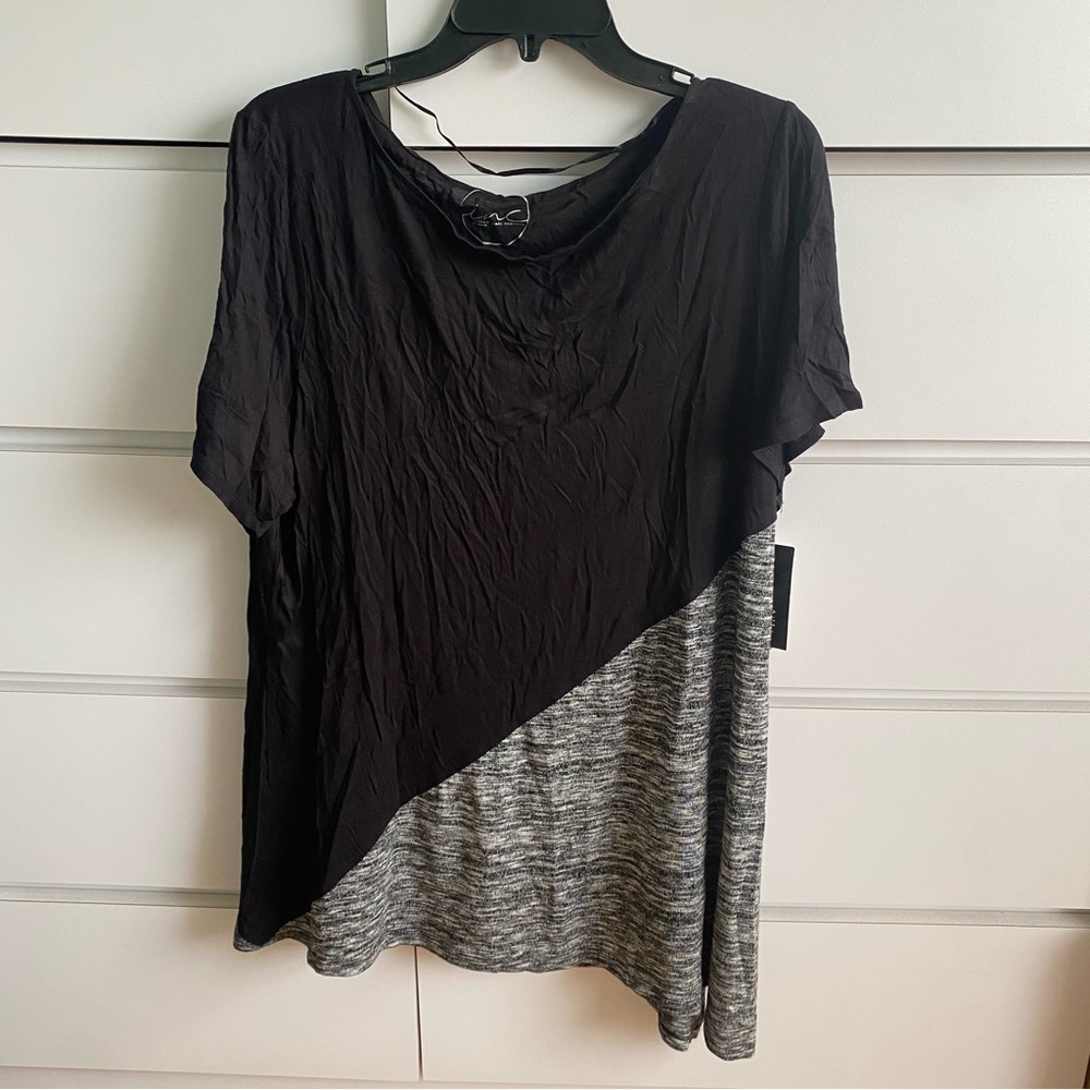 NWT INC split color top